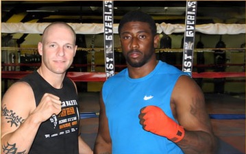 Dave Lewter with Kevin Jones